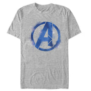 Men's Marvel Avengers: Endgame Smudged Logo  Adult T-Shirt