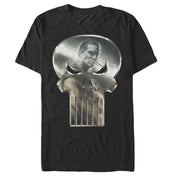 Men's Marvel Punisher Reflective Logo  Adult T-Shirt