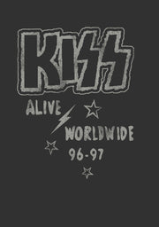 Men's KISS Alive Worldwide  Adult T-Shirt