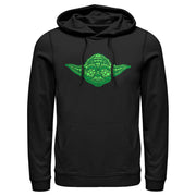 Men's Star Wars St. Patrick's Yoda Clover Face  Adult Pull Over Hoodie