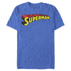 Men's Superman Classic Text Logo  Adult T-Shirt