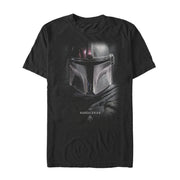 Men's Star Wars: The Mandalorian Bounty Hunter Shadow  Adult T-Shirt