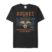 Men's Marvel Rocket List  Adult T-Shirt