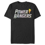 Men's Power Rangers Lightning Bolt Logo  Adult T-Shirt