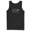 Men's Lightyear Stacked Colorful Logo  Adult Tank Top