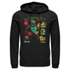 Men's Star Wars: The Book of Boba Fett Distressed Character Line-up  Adult Pull Over Hoodie