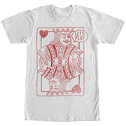 Men's Lost Gods King of Hearts Wink  Adult T-Shirt