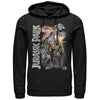 Men's Jurassic Park Raptor Dino Shadows  Adult Pull Over Hoodie