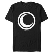 Men's Marvel: Moon Knight White Crescent Moon Logo  Adult T-Shirt