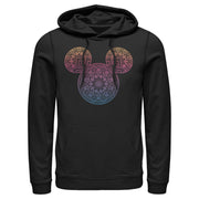 Men's Mickey & Friends Mandala Logo  Adult Pull Over Hoodie