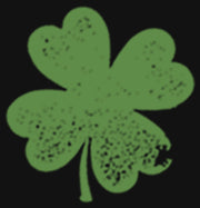 Men's Lost Gods St. Patrick's Day Four-Leaf Clover  Adult T-Shirt