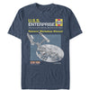 Men's Star Trek USS Enterprise Workshop Owners' Manual  Adult T-Shirt