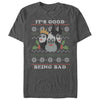 Men's Disney Princesses Christmas Being Bad  Adult T-Shirt