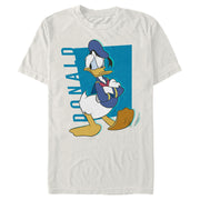 Men's Mickey & Friends Disney Donald Duck Pop Art Portrait Moody  Adult T-Shirt