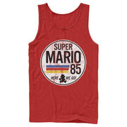 Men's Nintendo Super Mario Retro Rainbow Ring  Adult Tank Top