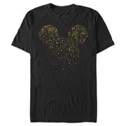 Men's Mickey & Friends Confetti Mickey Mouse Logo  Adult T-Shirt