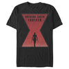 Men's Marvel Black Widow Hourglass Nothing Lasts  Adult T-Shirt