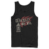 Men's Cruella Spray Flames Logo  Adult Tank Top