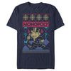 Men's Monopoly Ugly Christmas Uncle Pennybags  Adult T-Shirt