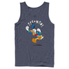 Men's Mickey & Friends Donald Duck Angry Jump  Adult Tank Top