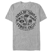 Men's Shelby Cobra Venice, Calif Distressed Logo  Adult T-Shirt