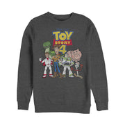 Men's Toy Story Character Logo Party  Adult Sweatshirt