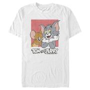 Men's Tom and Jerry Tom and Jerry Innocent Rivalry  Adult T-Shirt