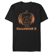 Men's Halloween II Pumpkin Skeleton  Adult T-Shirt