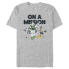 Men's Lightyear Buzz Lightyear On a Mission With Friends  Adult T-Shirt