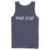 Men's Star Wars: The Rise of Skywalker R2-D2 Text  Adult Tank Top