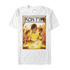 Men's Marvel Iron Fist Flames  Adult T-Shirt