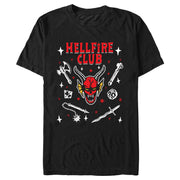 Men's Stranger Things Hellfire Club Icon  Adult T-Shirt