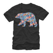 Men's Lost Gods Hawaiian Print Bear  Adult T-Shirt