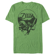 Men's Nintendo Zelda Link Horse Landscape  Adult T-Shirt