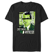 Men's Marvel: Secret Invasion They Can be Anybody Two Faces Poster  Adult T-Shirt