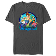 Men's Kingdom Hearts 1 Mermen Friends From Atlantica  Adult T-Shirt