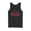 Men's Marvel Love You 3000 Iron Man Icons  Adult Tank Top