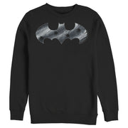 Men's Batman Steel Scars Logo  Adult Sweatshirt