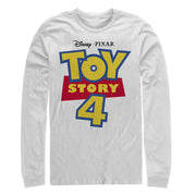 Men's Toy Story Bold Logo  Adult Long Sleeve Shirt