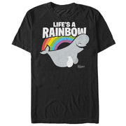 Men's Finding Dory Bailey Life is a Rainbow  Adult T-Shirt