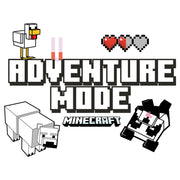 Men's Minecraft Adventure Mode Bears  Adult T-Shirt