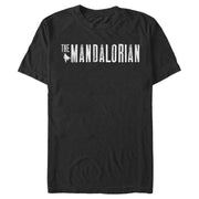 Men's Star Wars: The Mandalorian Distressed Title Logo  Adult T-Shirt