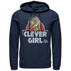 Men's Jurassic Park Clever Girl Raptor  Adult Pull Over Hoodie