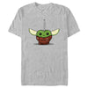 Men's Star Wars: The Mandalorian Grogu Candy Apple  Adult T-Shirt