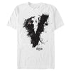 Men's Marvel Venom: Let There be Carnage Black V Splatter  Adult T-Shirt