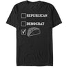 Men's Lost Gods Election Ballot Vote Tacos  Adult T-Shirt