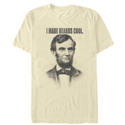 Men's Lost Gods Abe Lincoln Beard  Adult T-Shirt