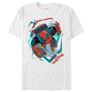 Men's Marvel Deadpool Geometric Pattern  Adult T-Shirt