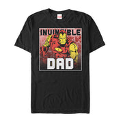 Men's Marvel Father's Day Iron Man Invincible Comic  Adult T-Shirt