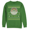 Men's Star Wars The Mandalorian The Child Ugly Christmas Frog  Adult Sweatshirt